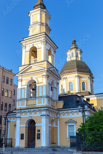 Church of the Holy Righteous Simeon the God-Receiver and Anna the Prophetess of St. Petersburg. Russia photo