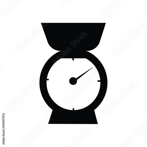 kitchen equipment or cooking utensil scale icon