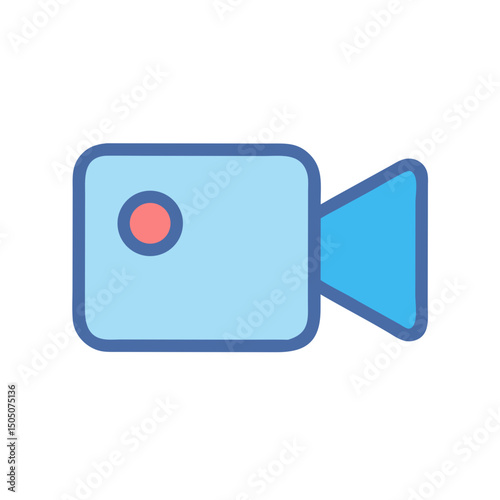 Video Camera Recording Icon – Filming and Media Capture Symbol