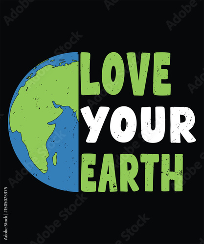 World Environment Day Vector T-Shirt Design with Green Theme.