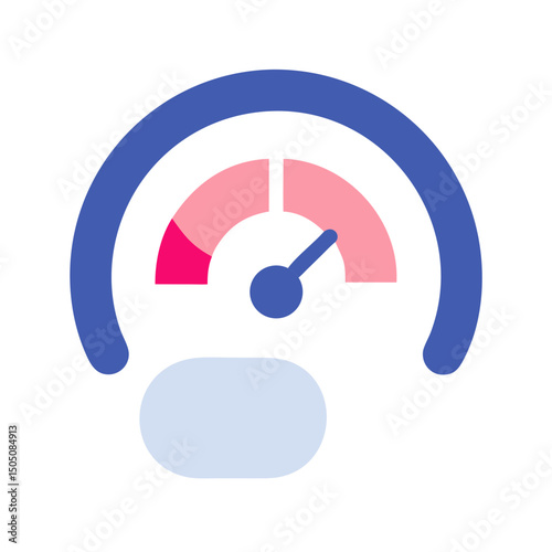 Dashboard Icon – Data Analytics, Control Panel, User Interface Symbol