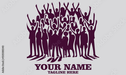 People greeting gesture illustration vector, culture illustration vector and People greeting gesture logo design and culture logo art