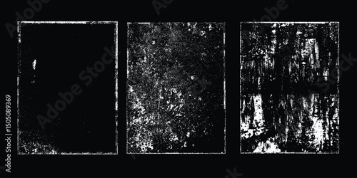 Grunge Urban Backgrounds set.Texture Vector.Dust Overlay Distress Grain ,Simply Place illustration over any Object to Create grungy Effect .abstract,splattered , dirty, texture for your design. 