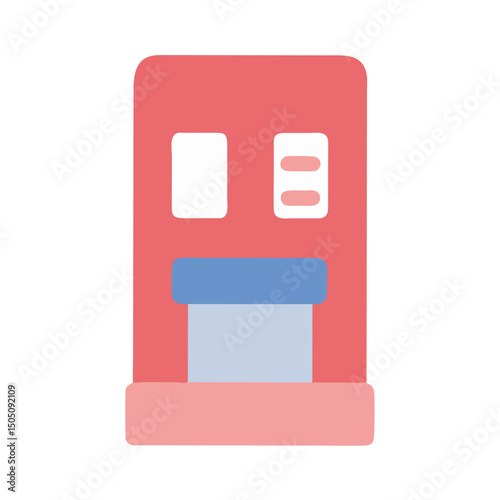 Public Vending Machine Icon – Automated Sales, Snack Dispenser Symbol
