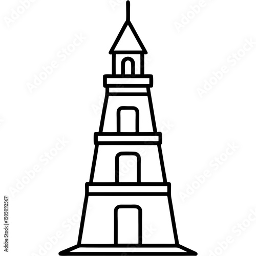 tower vector illustration