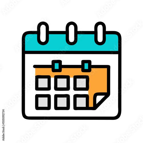 Shipment Calendar Icon – Delivery Schedule and Logistics Planning Symbol
