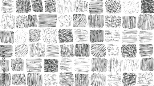 Grunge textures set. Collection of vector, distress, textures, Line crosshatch patterns, cross hatch texture vector seamless backgrounds of vintage hand drawn 