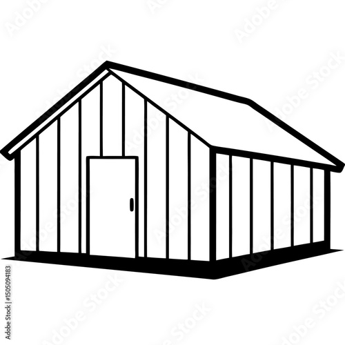 house isolated on white
