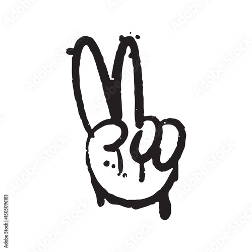 set of an Sport Equipment Graffiti Peace