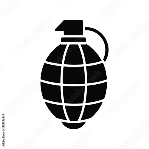 Grenade logo vector illustration isolated on white background