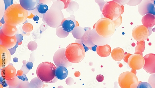 Innovative hormone therapy illustration featuring abstract molecular structures.
