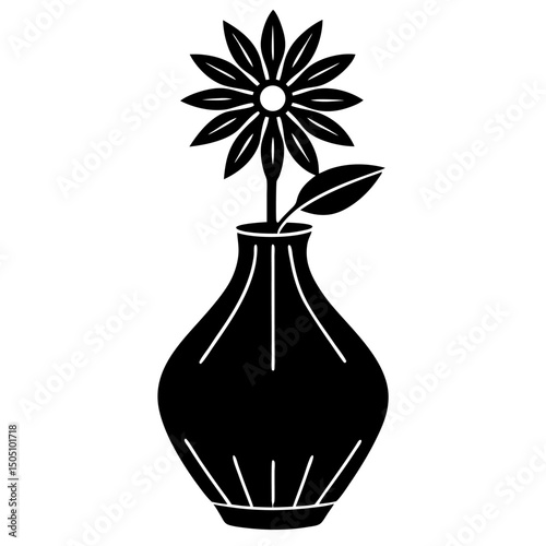 flower in vase