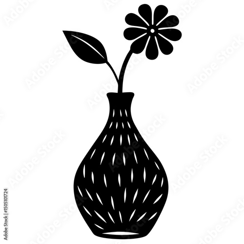 vase with flowers