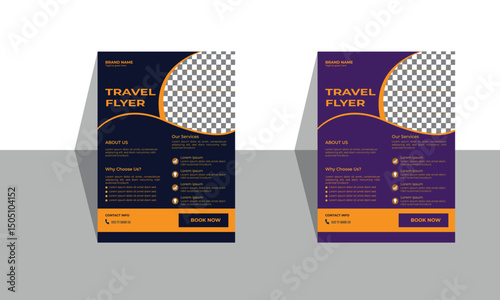 travel and tourism flyer design