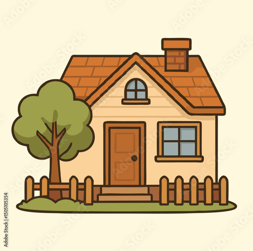A professional and clean vector logo design for real estate businesses featuring a house rooftop and building silhouette. Ideal for property dealers, real estate agencies, construction companies, and 