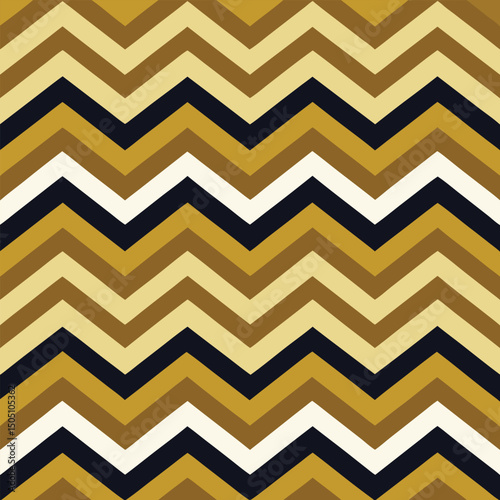 Pattern seamless chevron abstract wave background stripe gold luxury color and line. Geometric line vector. Christmas background.