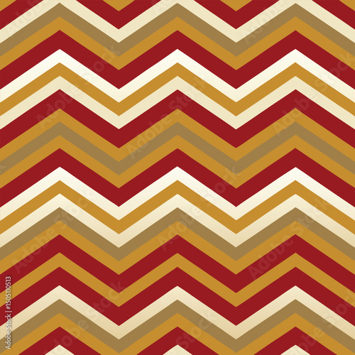 Pattern seamless chevron abstract wave background stripe gold luxury color and line. Geometric line vector. Christmas background.
