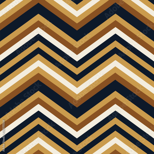 Pattern seamless chevron abstract wave background stripe gold luxury color and line. Geometric line vector. Christmas background.