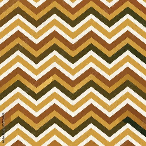 Pattern seamless chevron abstract wave background stripe gold luxury color and line. Geometric line vector. Christmas background.