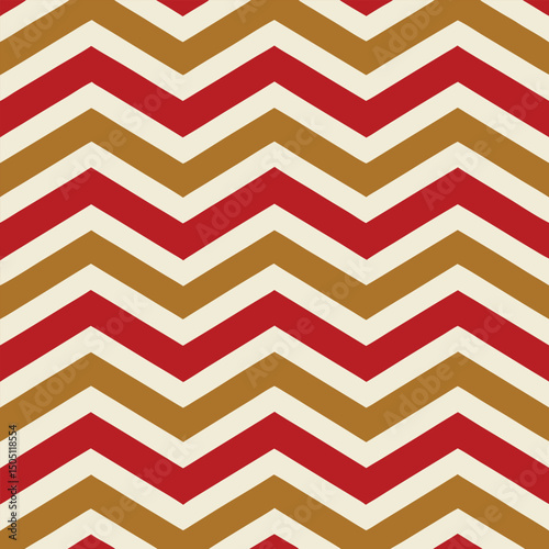 Pattern seamless chevron abstract wave background stripe gold luxury color and line. Geometric line vector. Christmas background.