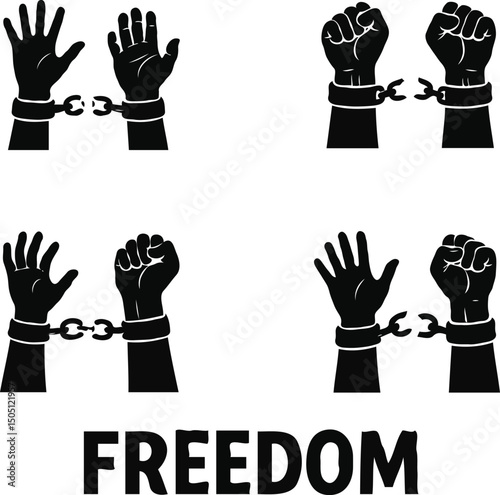 hands holding hands which symbolizes freedom