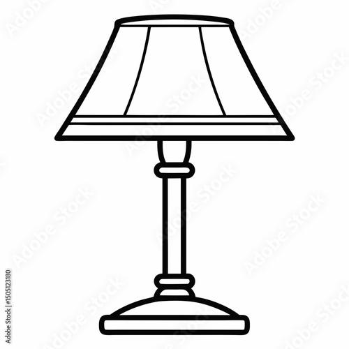 vector table lamp