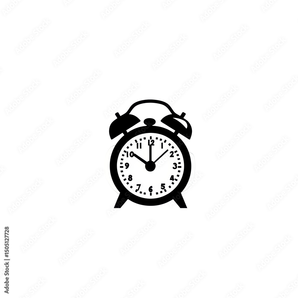 Simple analog clock showing the time Simple analog clock showing the time