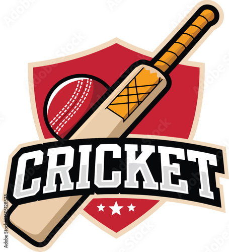 cricket tools with Bat Ball and wicket art design stock photos premium quality