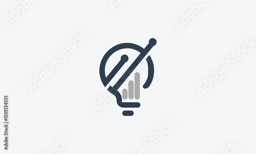  energy lightning bolt circles logo design 