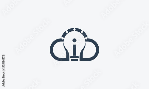  energy lightning bolt circles logo design 