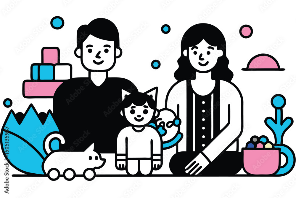 Happy Family Playing Outdoors Vector Set – Parents and Kids Running, Laughing, and Bonding in Nature – Flat Design Illustrations for Parenting, Childhood, and Outdoor Activities. Happy Family Playing Outdoors Vector Set – Parents and Kids Running, Laughing, and Bonding in Nature – Flat Design Illustrations for Parenting, Childhood, and Outdoor Activities.
