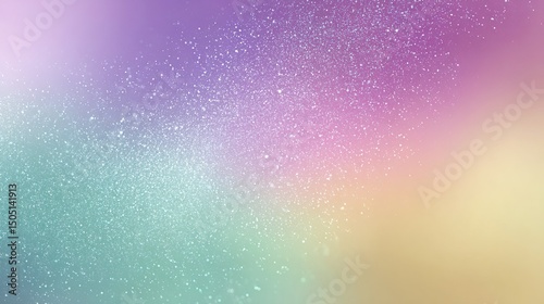 Minimal Pastel Rainbow Gradient Background with Subtle Glitter and Airy Light Overlay