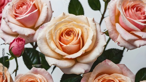 bouquet of pink roses