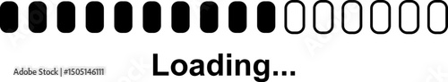 Loading bar. Retro progress bars on white and black screens. Search vector loading vector isolated on transparent of loading and buffering symbols for websites, app, logo load design.