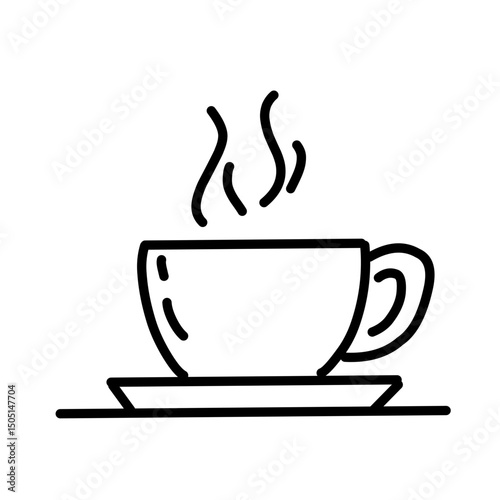 Brewing tea and coffee vector
