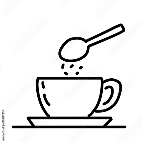Brewing tea and coffee vector