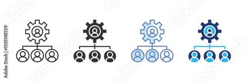 Lead Management Icon Set Multiple Style Collection