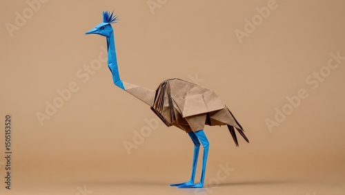  Elegance in Simplicity: A Delicate Origami Emu