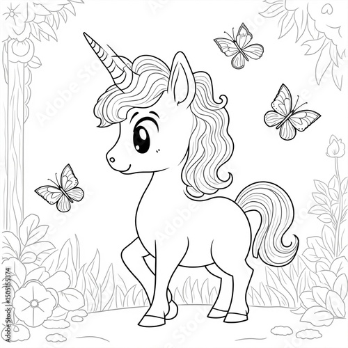 Where unicorns prance and butterflies dance
