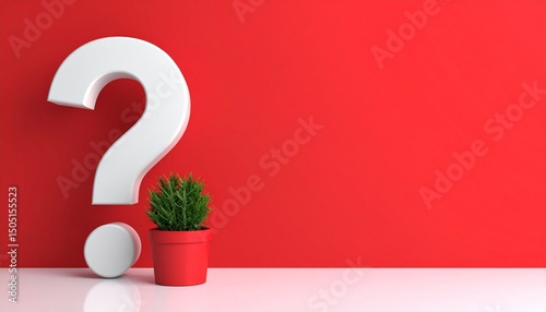 3d question mark
