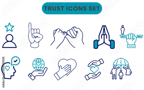Trust Icons Set, Verified Badge Icon, Secure Shield Symbol, Authenticity Emblem Vector, Trust Seal Icons, Guarantee Stamp Design, Protection and Security Icons, Certified Badge Illustration, 