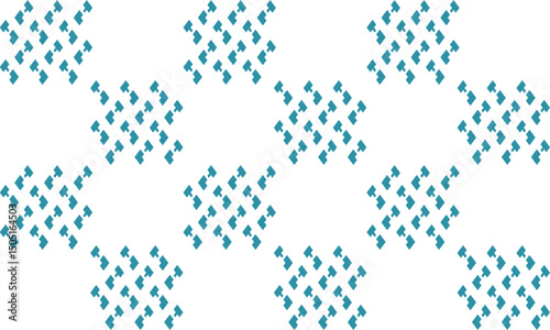 green gray cross conner V pattern checkerboard, replete pattern, endless fabric pattern, block checkerboard design for fabric printing or wallpaper or backdrop