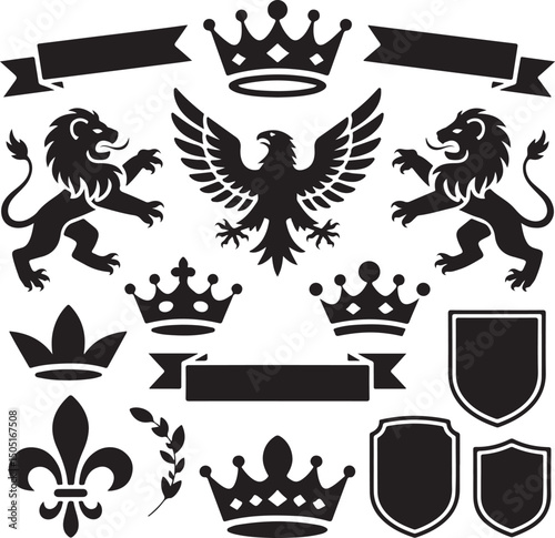 Royal Crown Silhouette Vector

Majestic King & Queen Crown Design

Vintage Royalty Emblem Illustration

Elegant Crown Clipart Graphic

Classic Crown Symbol of Power