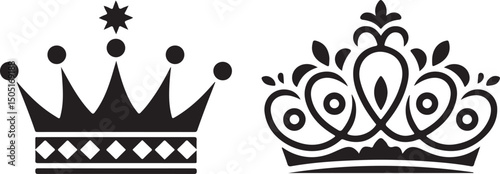 Royal Crown Silhouette Vector

Majestic King & Queen Crown Design

Vintage Royalty Emblem Illustration

Elegant Crown Clipart Graphic

Classic Crown Symbol of Power