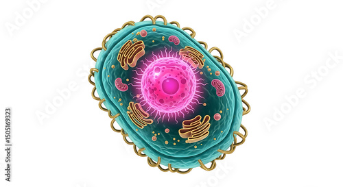 Eukaryotic Cell Illustration: Anatomy and Structure