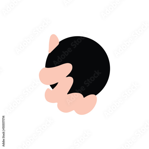 Simple hand variant different gesture.All type of hand emojis, gestures, stickers, emoticons flat vector illustration symbols set, collection. Hands, handshakes, muscle, finger, fist, direction, like,