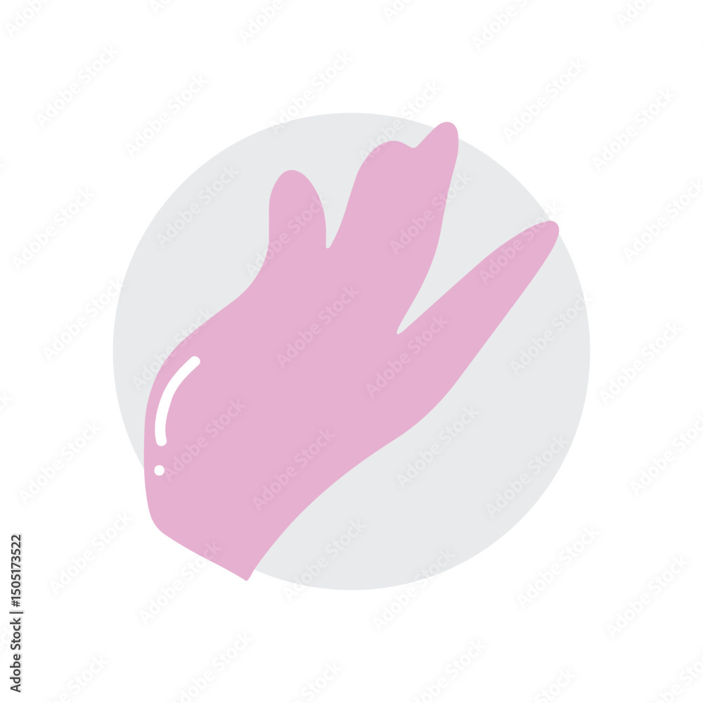 Obraz premium Simple hand variant different gesture.All type of hand emojis, gestures, stickers, emoticons flat vector illustration symbols set, collection. Hands, handshakes, muscle, finger, fist, direction, like,