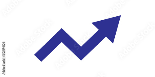 Free Download Growth arrow icon Vector illustration. Business concept, growing chart. Concept of sales symbol icon with arrow moving up. Economic Arrow With stroke thin, light and bold.eps 10 - GFXLoad