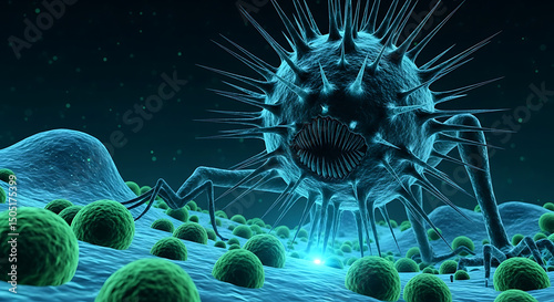 Microscopic Monster: A Spiked Biological Threat