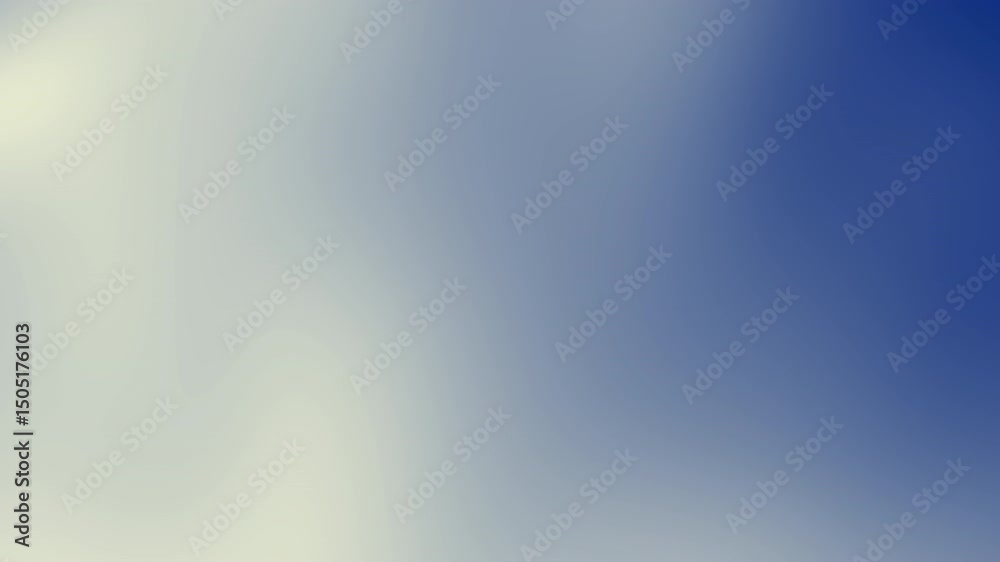 A soft blue and cream abstract gradient background with smooth color blending and no distinct shapes, Abstract texture Gradient motion Background animation.